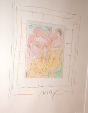 Peter Max - Homage To Picasso - Limited Edition Lithograph