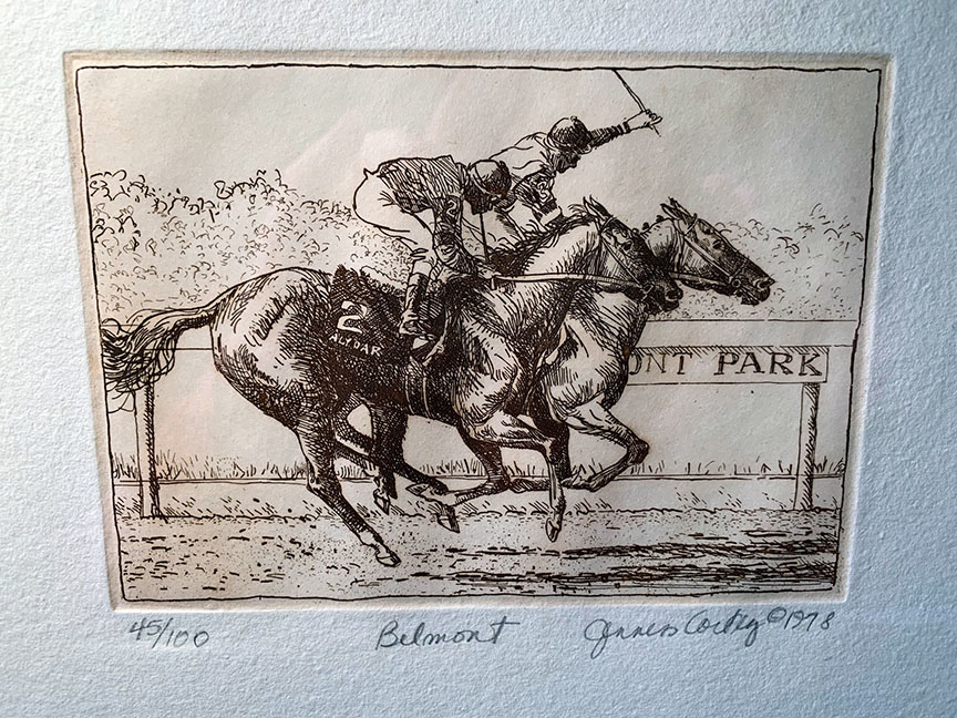 Jenness Cortez - Triple Crown - Limited Edition Etching