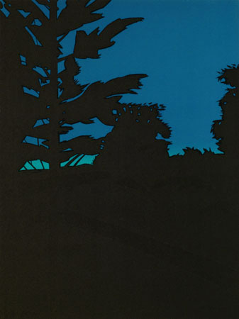 Alex Katz - Twilight Iii - Limited Edition Silkscreen