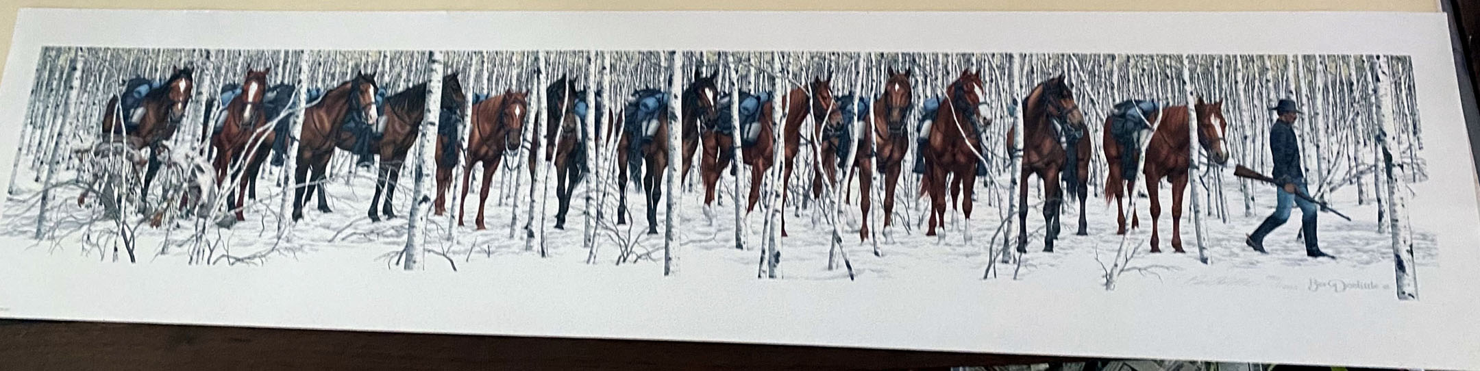 Bev Doolittle - Two Indian Horses - Limited Edition Lithograph