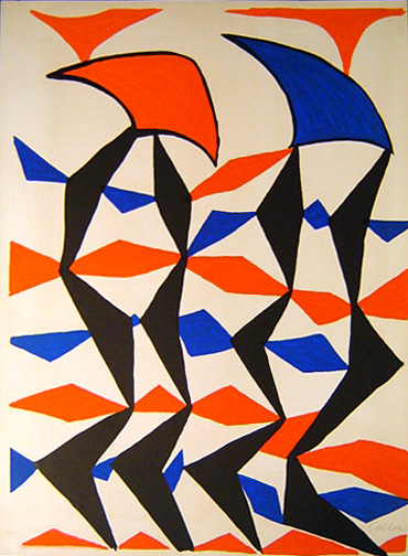 Alexander Calder - Two Kites - Limited Edition Lithograph
