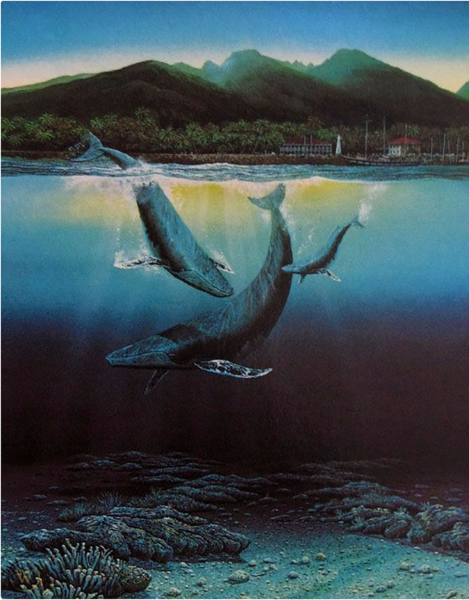 Robert Lyn Nelson - Two Worlds - Limited Edition Mixed Media