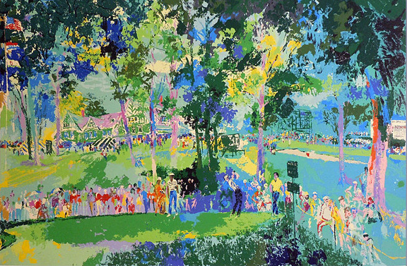 Leroy Neiman - US Open at Oakmont - Limited Edition Serigraph