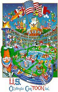 Melanie Taylor Kent - Olympic Centoonial - Limited Edition Serigraph