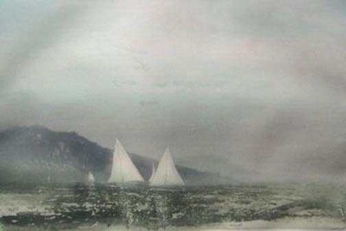 Kaiko Moti - Under Sail - Limited Edition Aquatint Etching