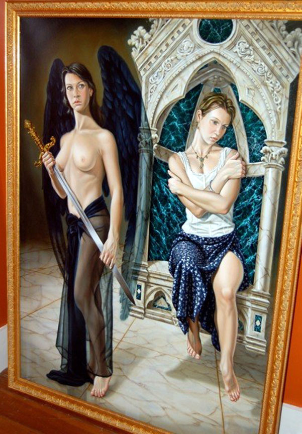Juan Medina - Flowers Of Evil - Original Painting - Oil on Canvas