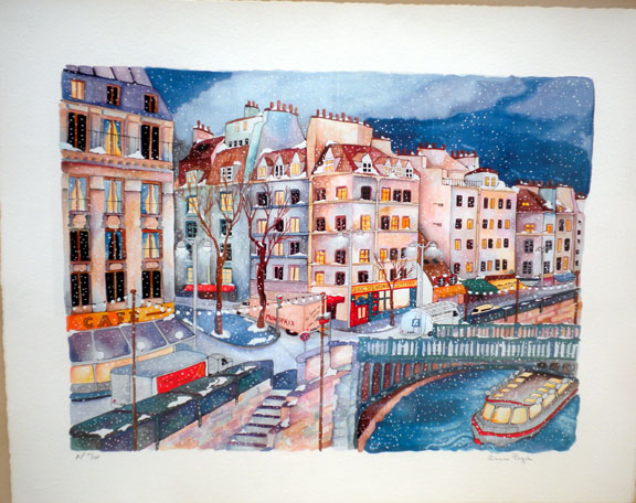 Linnea Pergola - Unknown Title - Limited Edition Serigraph