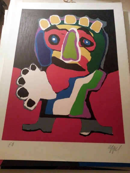 Karel Appel - Unknown Title - Limited Edition Lithograph
