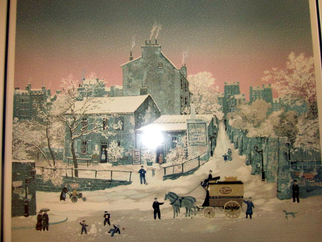 Michel Delacroix - Grand Lapin Agile Sous la Neige - Limited Edition Lithograph