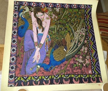 Zhou Ling - Unknown - Limited Edition Serigraph