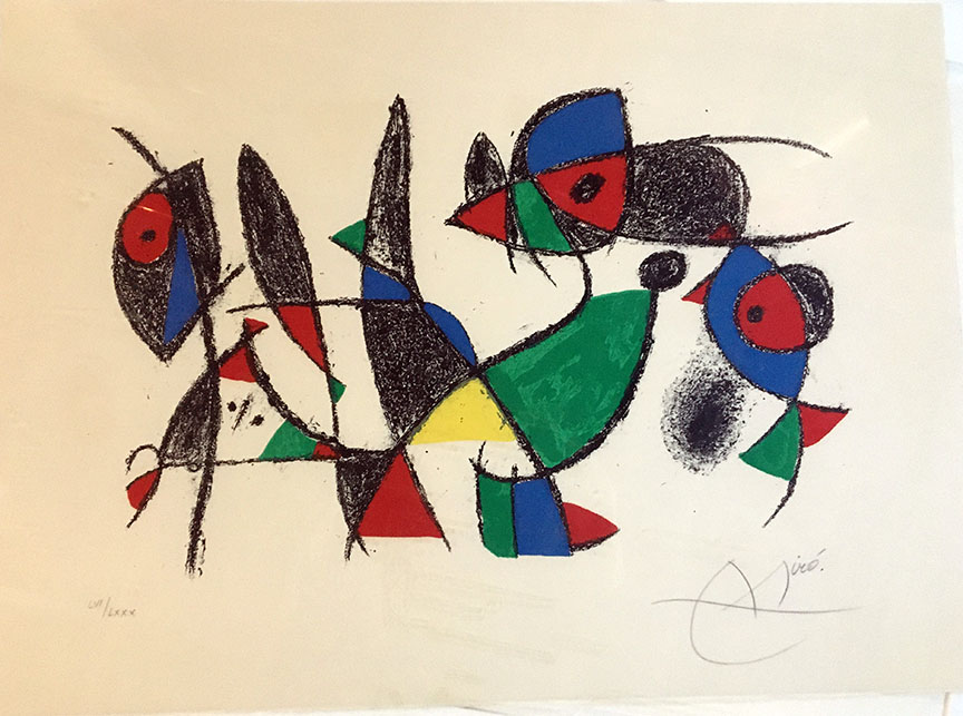 Joan Miro - Untitled - Limited Edition Lithograph