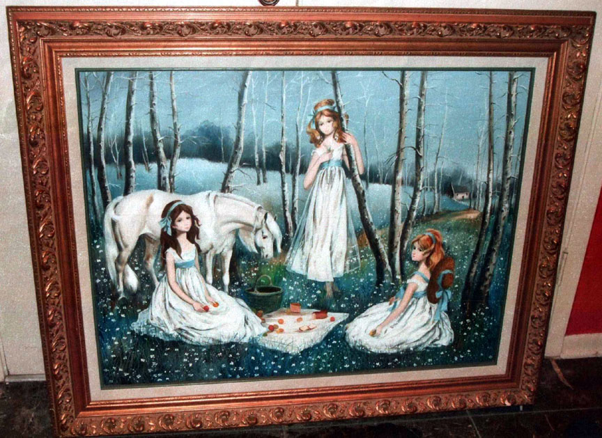 Pati Bannister - The Picnic - Original Painting -Oil on Panel