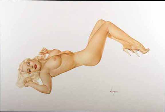 Alberto Vargas - Legacy Nude #7 - Blonde Venus - Limited Edition Lithograph