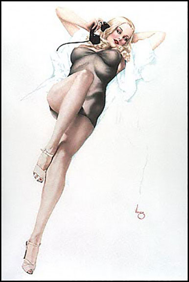 Alberto Vargas - First Love - Limited Edition Lithograph