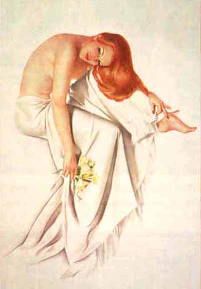 Alberto Vargas - Jeanne - Limited Edition Lithograph