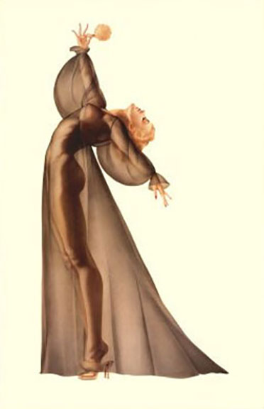Alberto Vargas - Sheer Elegance - Limited Edition Lithograph