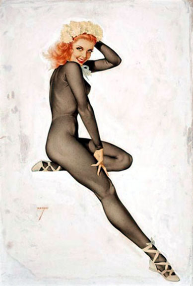 Alberto Vargas - Sitting Pretty - Limited Edition Lithograph
