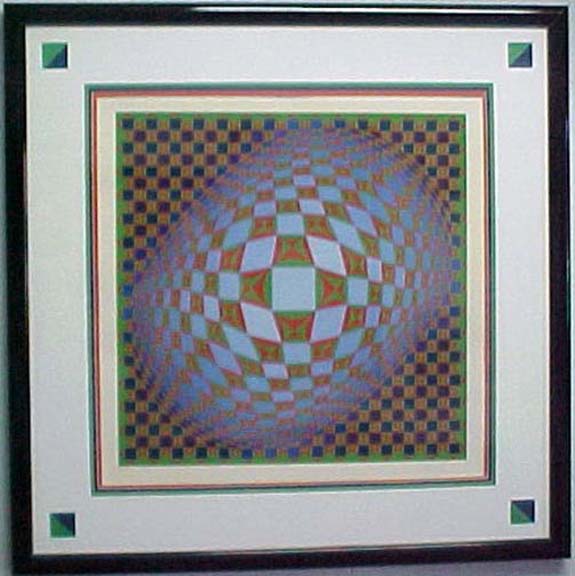Victor Vasarely - Nimrod - Limited Edition Serigraph