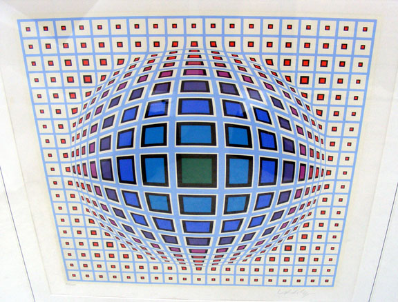 Victor Vasarely - Untitled - Limited Edition Serigraph