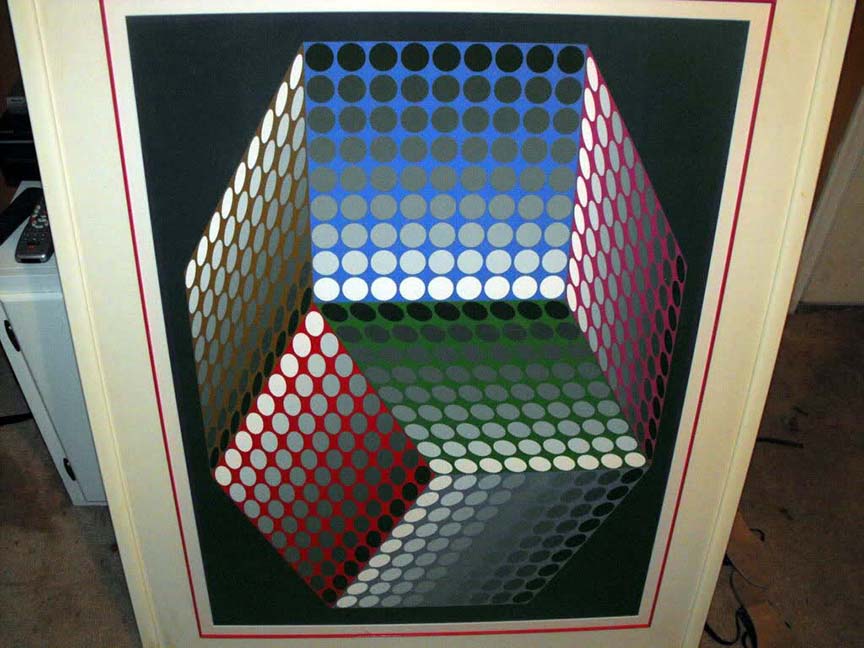 Victor Vasarely - Vv301 - Limited Edition Serigraph