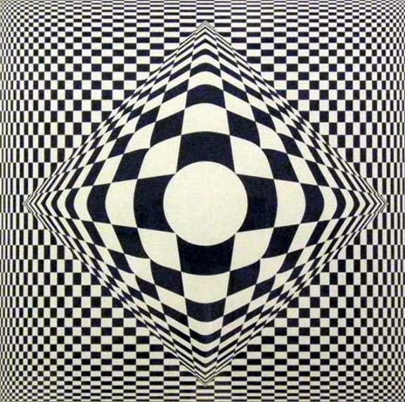Victor Vasarely - Vertigo - Limited Edition Serigraph