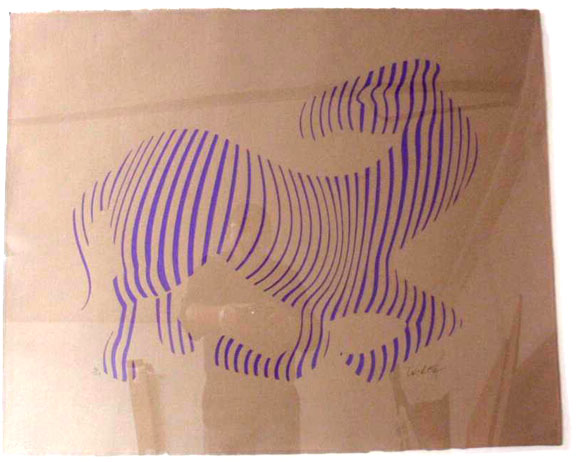 Victor Vasarely - Zebra - Limited Edition Cast Paper
