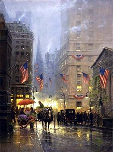 G Harvey - Vendors of Dreams - Limited Edition Lithograph