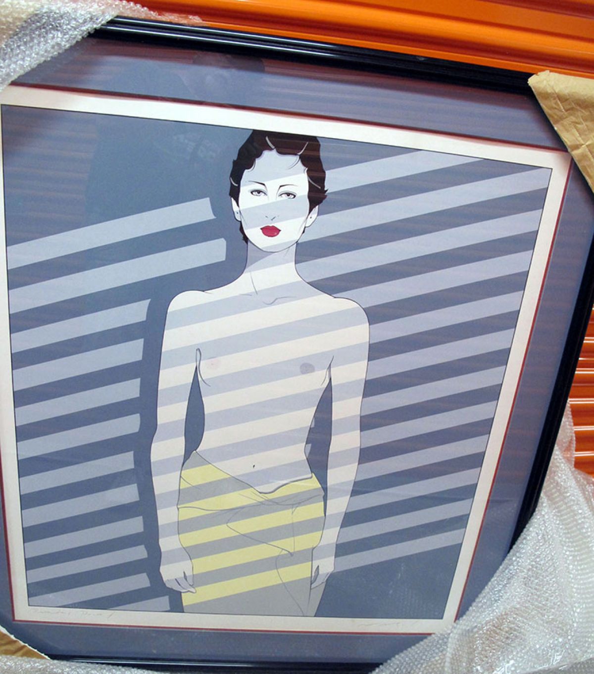 Patrick Nagel - Venetian Blinds - Limited Edition Serigraph