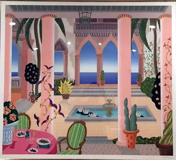 Thomas McKnight - Villa Flora - Limited Edition Serigraph