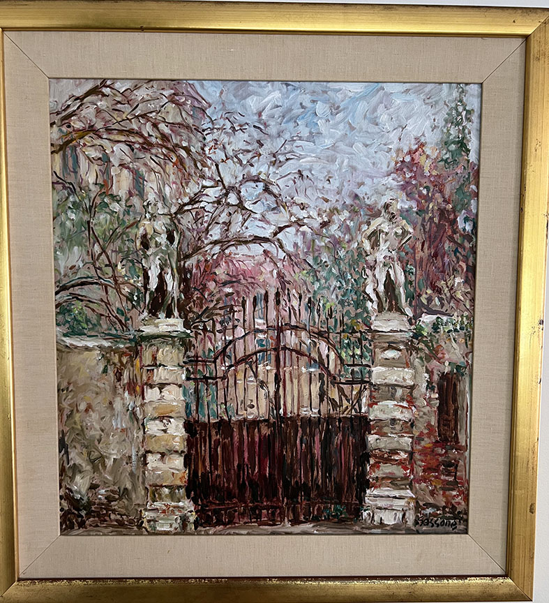 Marco Sassone - Villa Veneziana - Original Painting - Oil on Canvas