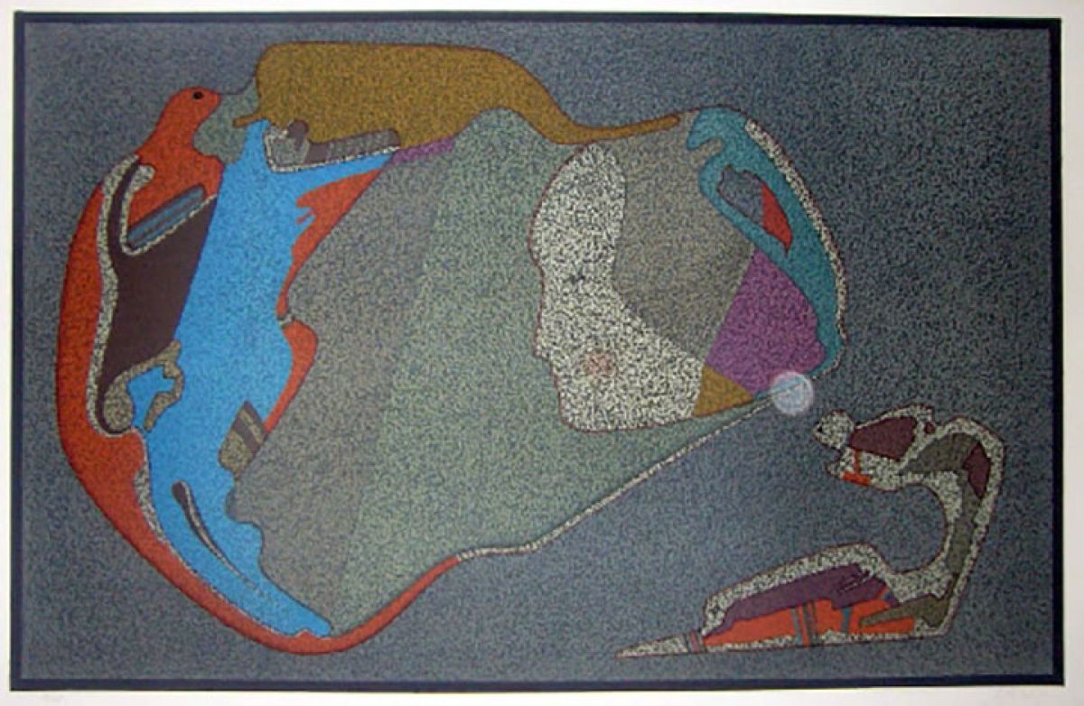 Mihail Chemiakin - Visage Monde - Limited Edition Lithograph