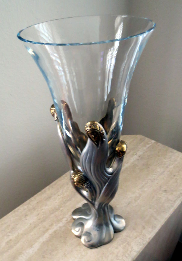 Erte - Visages de Femme - Limited Edition Crystal Vase