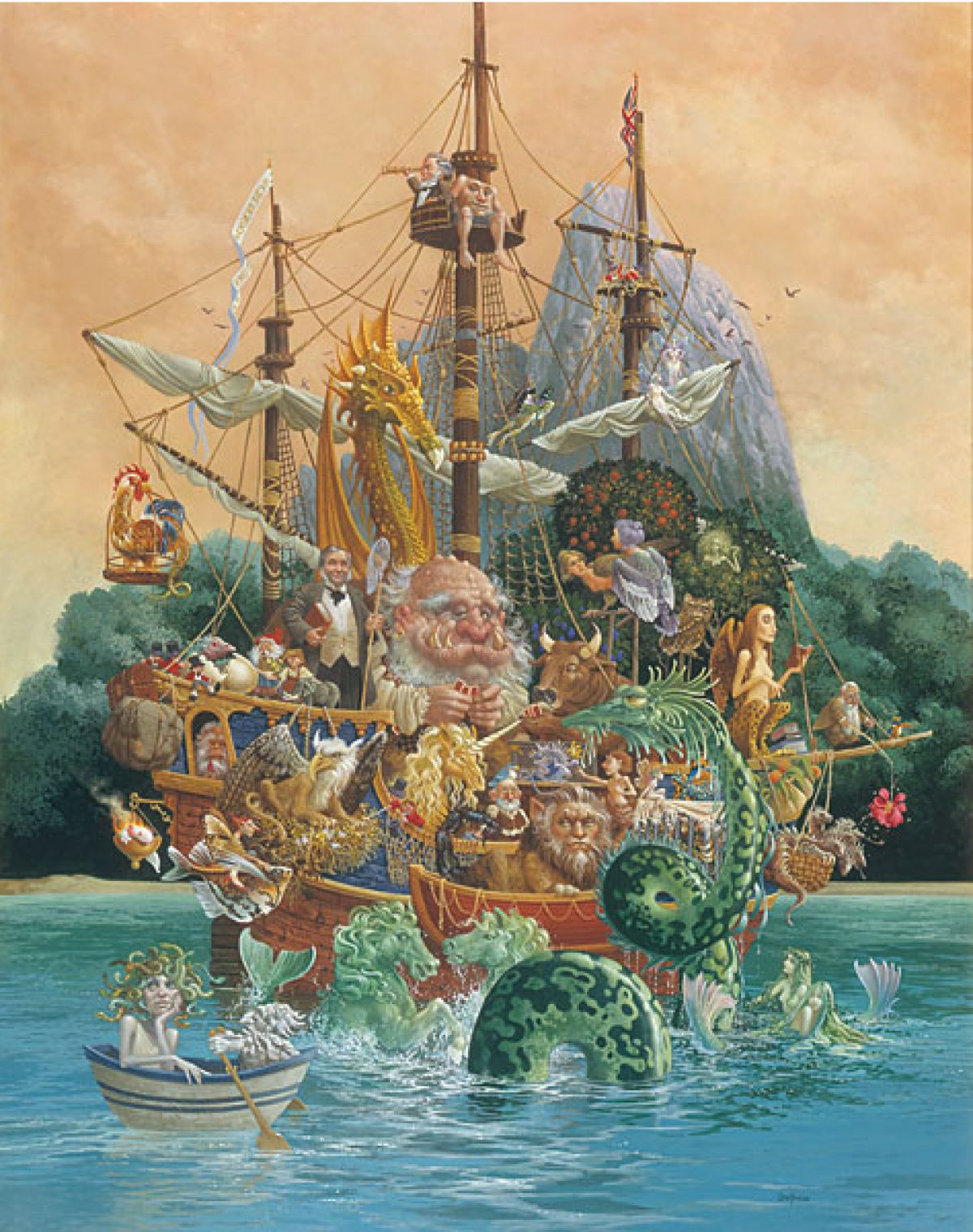 James Christensen - Voyage of the Bassett - Limited Edition Lithograph