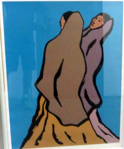 RC Gorman - Walking Women I - Limited Edition Lithograph