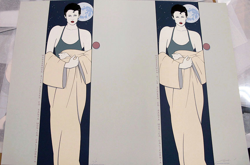 Patrick Nagel - Wasserman Double - Limited Edition Serigraph
