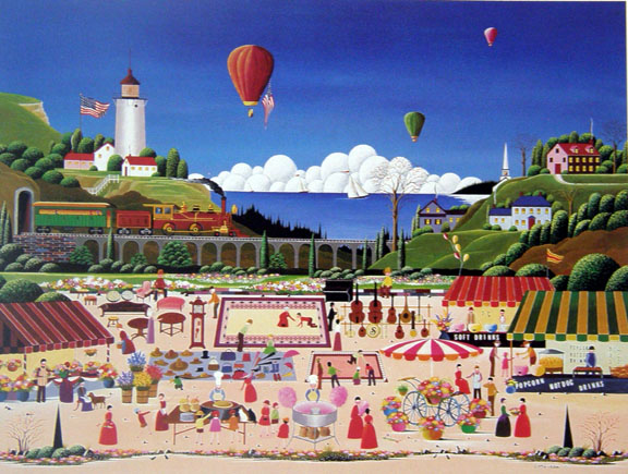 Nobuo Nicky Watanabe - Flea Market - Limited Edition Serigraph