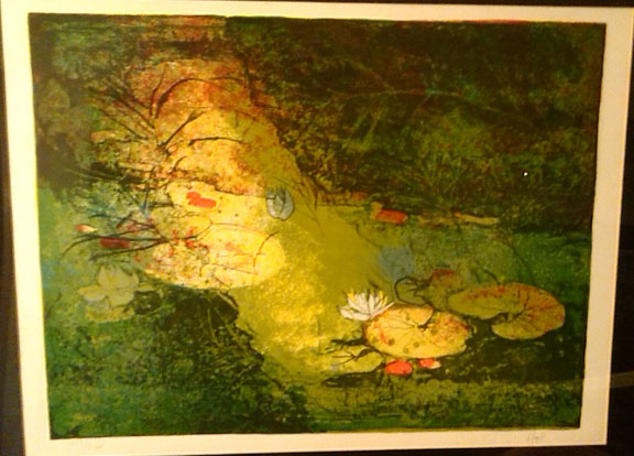 Lebadang - Water Lilies - Limited Edition Lithograph