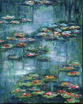 Jane Seymour - Water Lily Pond III - Limited Edition Giclee on Canvas