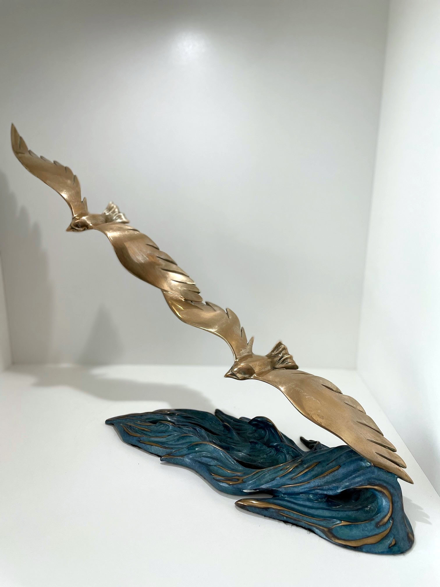 Bob & Tom Bennett - Wave Swept - Limited Edition Bronze Sculpture