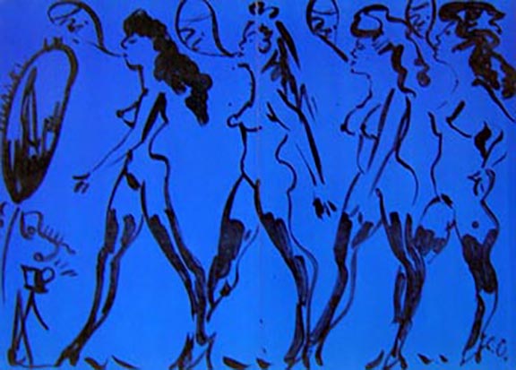 Tom Wesselmann - Burlesque Show - Limited Edition Lithograph