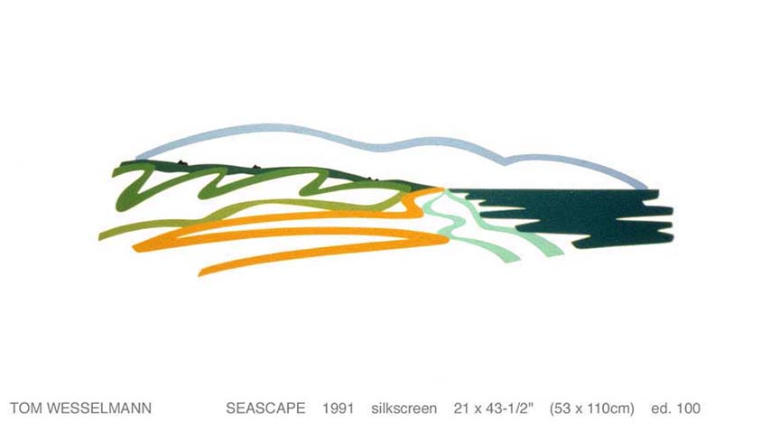Tom Wesselmann - Seascape - Limited Edition Silkscreen