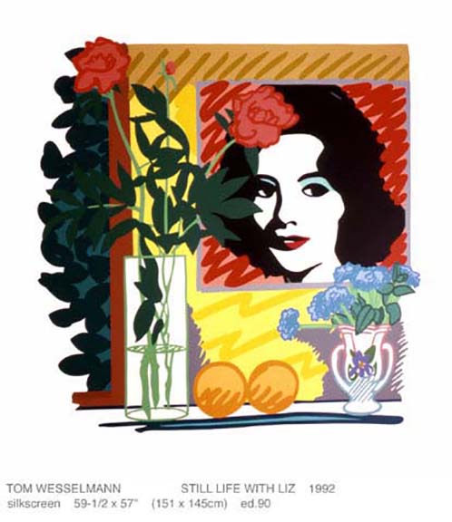 Tom Wesselmann - Still Life With Liz - Limited Edition Screenprint 
