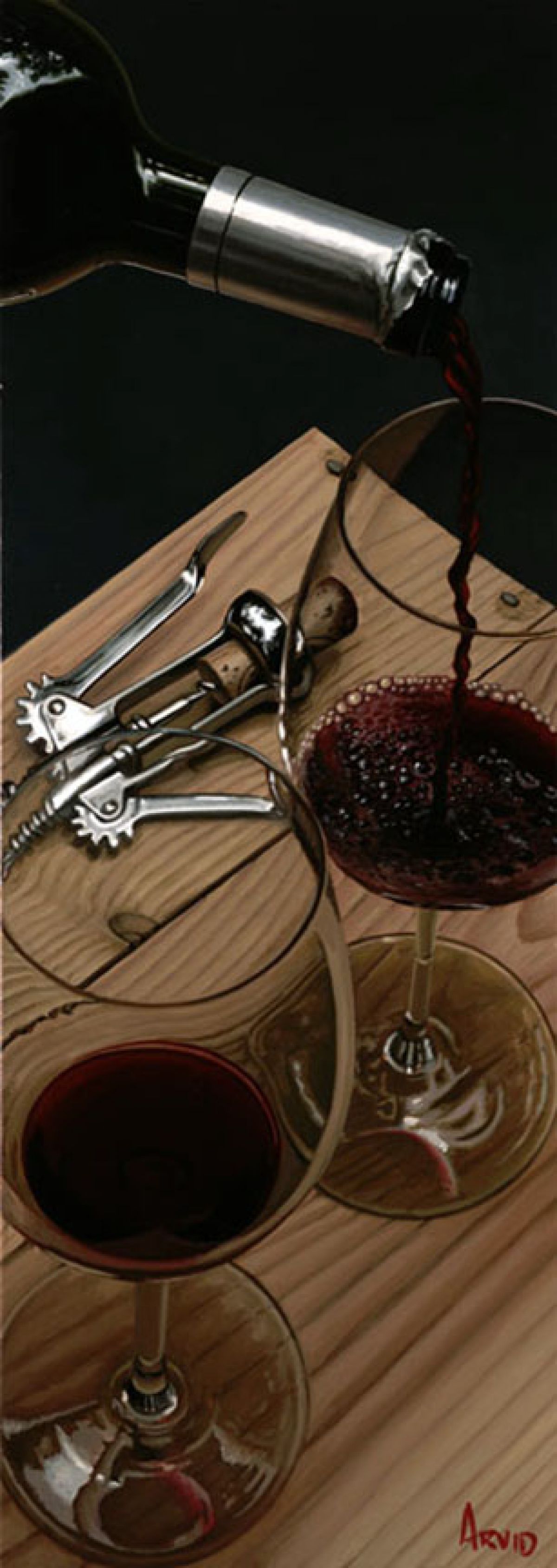 Thomas Arvid - When it Rains - Limited Edition Giclee on Canvas