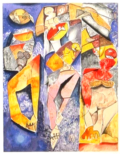 Alexandra Nechita - Winning Together - Limited Edition Lithograph