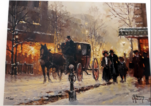 G Harvey - Winter Evening - Limited Edition Lithograph