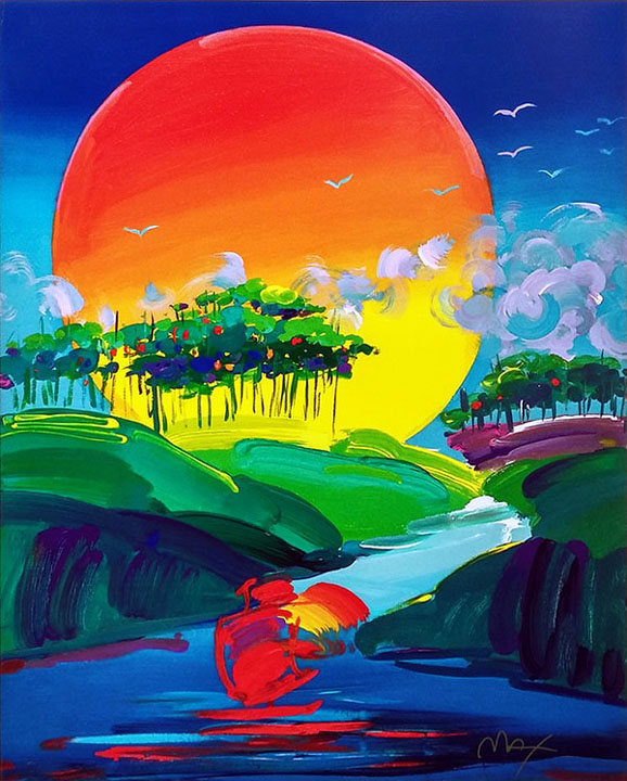 Peter Max - Without Borders - Limited Edition Serigraph
