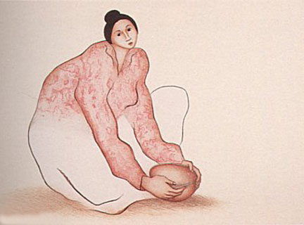 RC Gorman - Woman from Chinle, State I - Limited Edition Lithograph