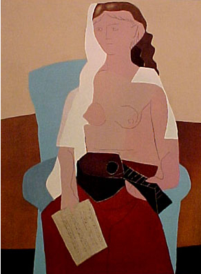 Pablo Picasso - Woman Seated - Limited Edition Pochoir