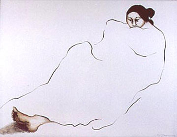 RC Gorman - Woman From Albuquerque - Limited Edition Lithograph