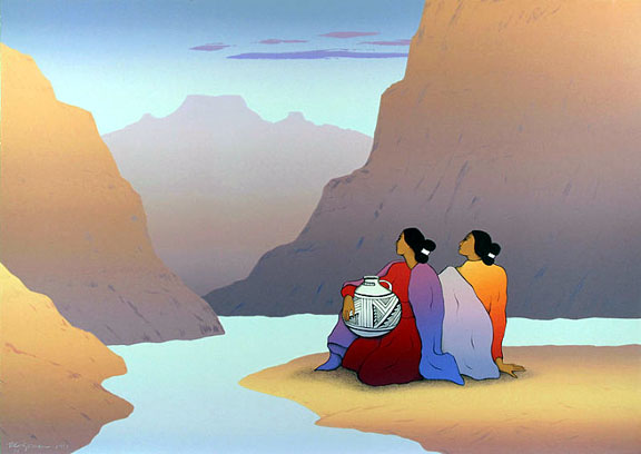 RC Gorman - Woman from Salt River - Limited Edition Lithograph